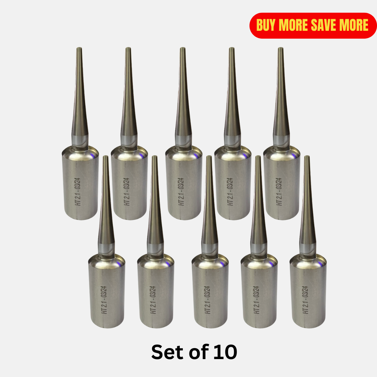 Agarbatti Machine Rocket Nozzle 2.1, Set of 10